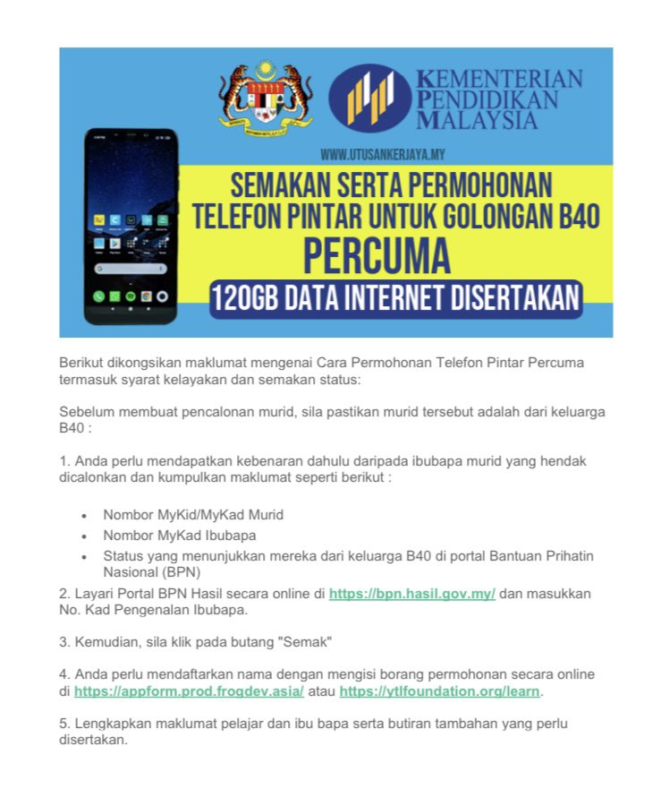 Permohonan bantuan kanak kanak 2021 online