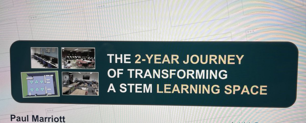 pcmarriott's tweet photo. An hour to go... #21CLHKONLINE #21CLHK The 2-Year Journey of Transforming a STEM Learning Space #STEM #Robotics #ICT #Makerspace #LTPSS https://t.co/tJgXTop3J1