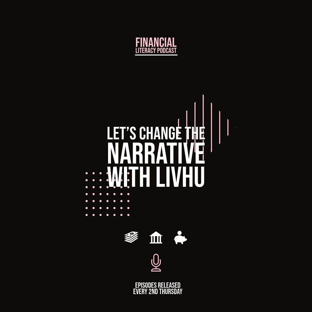 Introducing our new podcast with the amazing Livhu, she will be getting into some of the useful tools and options that are available to help change the narrative and break stereotypes within the black community on handling personal finances better.
Do subscribe and stay tuned...