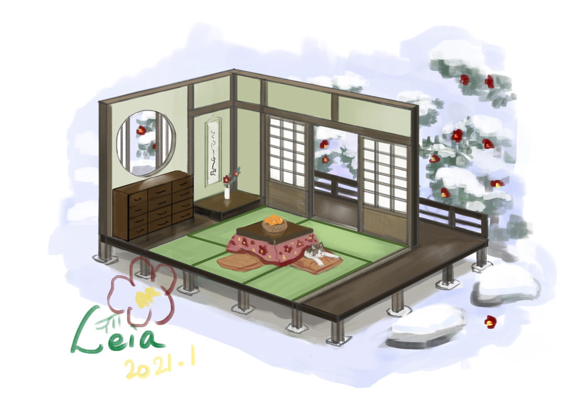 Twoucan Leia れいあ 社寺建築と猫を愛するイラストレーター Leia6262