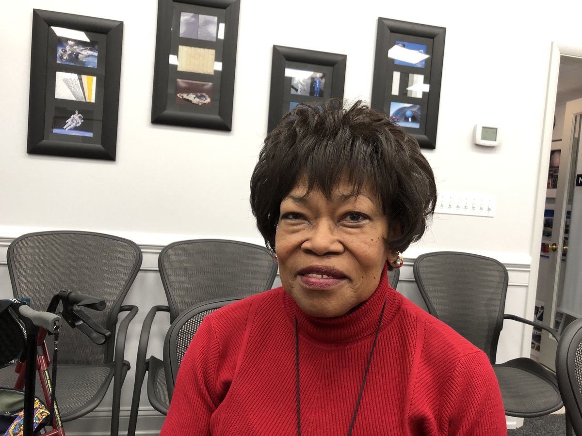 Joanne Thompson and Jeanne Wilson were part of the team who made the Apollo spacesuits at  @ILCDover I felt so honoured to meet them at their former place of work to discuss their work.
