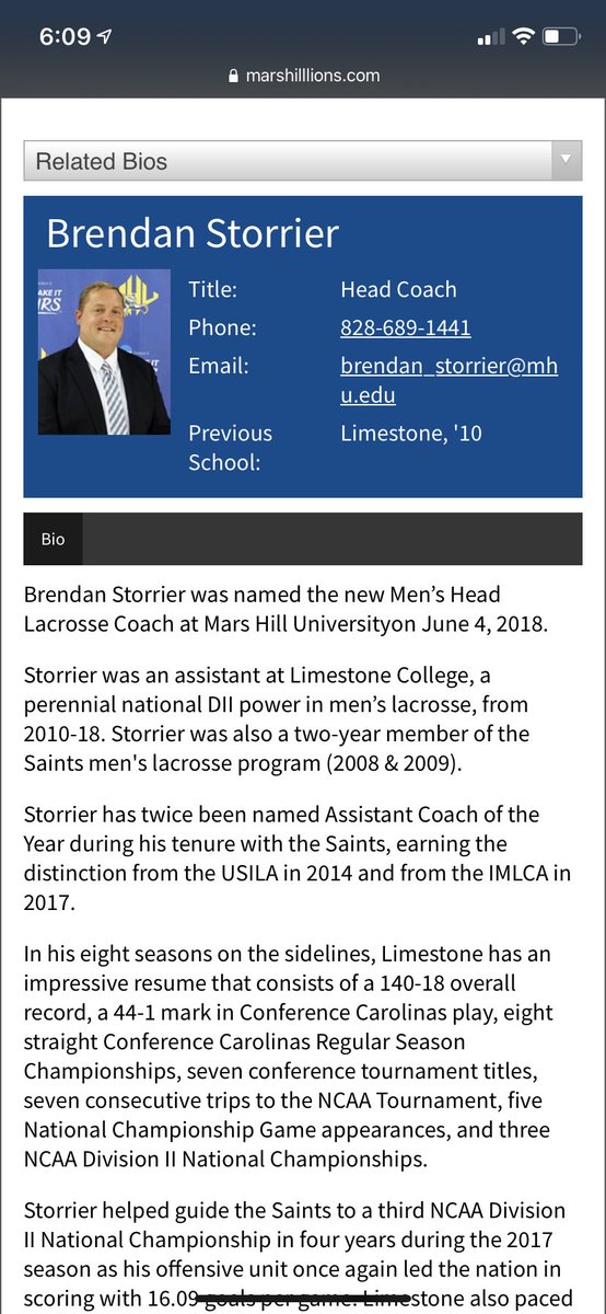 LaFayette Lancer Lax (@lancer_lacrosse) on Twitter photo Itβs great to have Mars Hill have the opportunity to post a schedule and give our fellow alum Brendan Storrier another year of reloading! Follow <a href="/mhulions/">Mars Hill Athletics</a> to keep up to date on a Lancer in the college ranks! Itβs great to have Mars Hill have the opportunity to post a schedule and give our fellow alum Brendan Storrier another year of reloading! Follow <a href="/mhulions/">Mars Hill Athletics</a> to keep up to date on a Lancer in the college ranks!