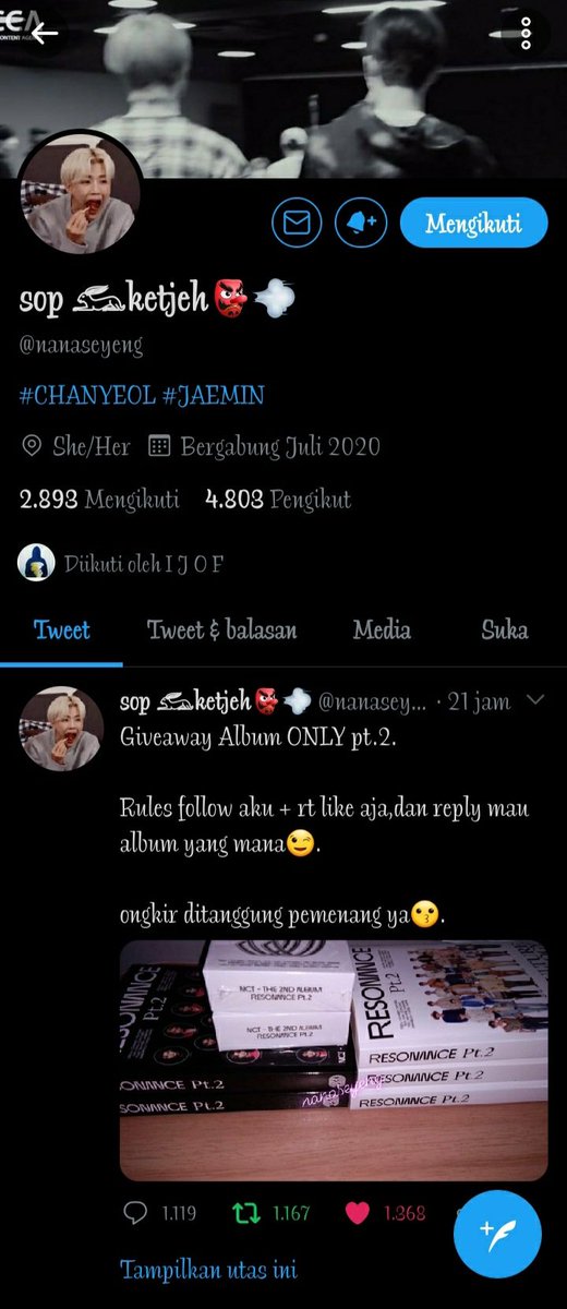 5a1t0's tweet photo. @nanaseyeng bismillahirahmanirahim dengan doa 23 bujanganku aku inginkan album deprature! https://t.co/6KaYgutbLH