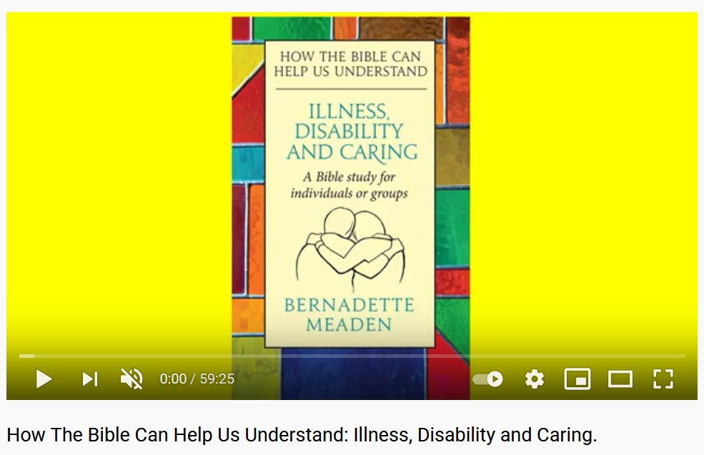 dlt_books's tweet photo. NEW VIDEO
How The Bible Can Help Us Understand: Illness, Disability & Caring
w/ Virginia Moffatt & Denise Cottrell-Boyce
https://t.co/SNmLZIlqf7
Join in the conversation every Weds in Jan here: https://t.co/K5QoBq4yR2
#BibleStudy #Bible #rnjb @aroomofmyown1 @frankcottrell_b https://t.co/Soq7YqNWDy