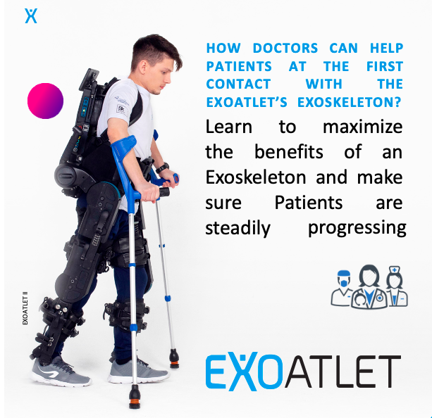 ExoAtlet's tweet photo. We have collated a guidance for Doctors that will help to maximize the benefits of an Exoskeleton and make sure Patients are steadily progressing! Please feel free to reach out to our team for more information or request a demo:

E-mail: mail@exoatlet.com

#health #wellness https://t.co/lXc57nTxdR