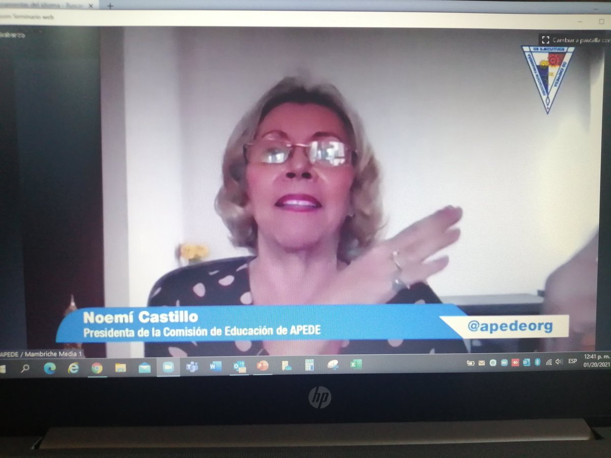 Participamos en el Foro Educativo: 📚 "Reinventándonos para avanzar" organizado por <a href="/apedeorg/">APEDE</a>, en dónde la Prof. Eneida López, miembro de nuestra Junta Directiva, participó en el panel: "Continuidad en las políticas públicas: Compromiso de Gobiernos. #ComprometidosconlaEducación