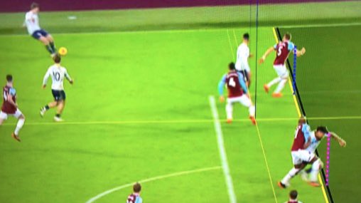 West Ham 2 Aston Villa 1Late goal crossed off because of minuscule offside where the VAR referee clearly missed foul that caused it.