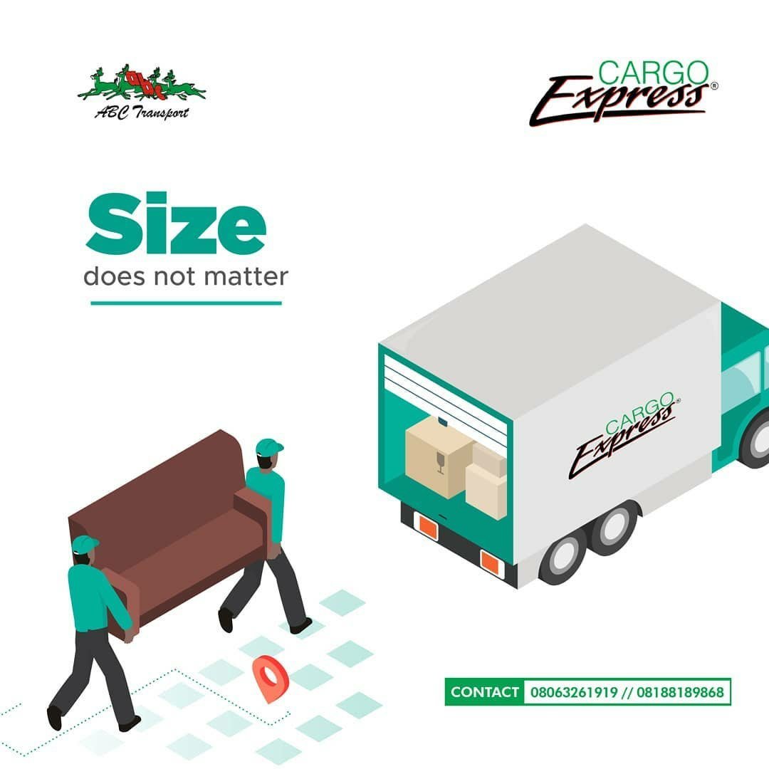 ABCTransportPlc's tweet photo. No matter how small or big your cargo, we will deliver! Talk to us today: +234 909 606 4362.
.
#cargoexpress #cargodelivery #cargo https://t.co/ap6c6b2an2