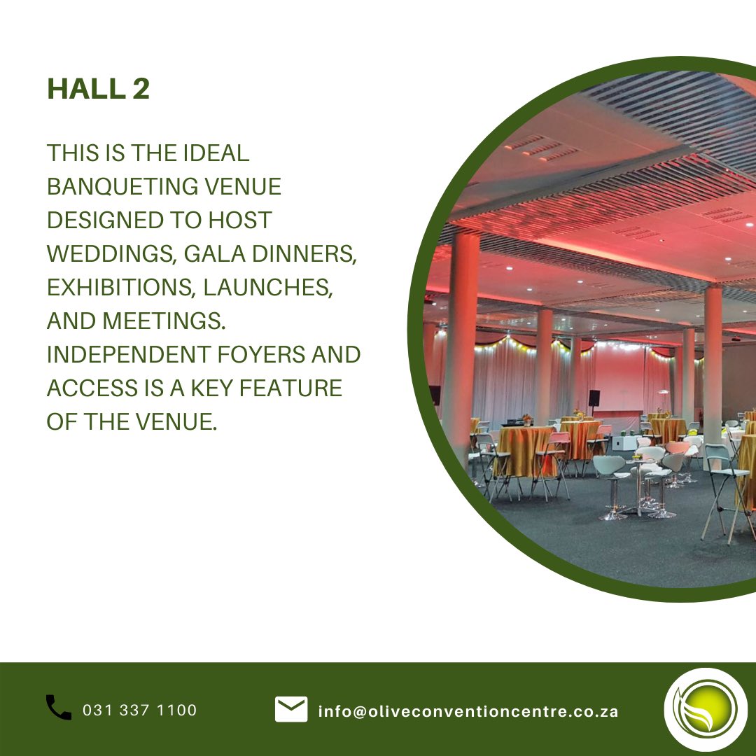 OliveConvention's tweet photo. HALL 2

#iamolive #oliveconventioncentre #oliveadvertise #events #exhibitions #exhibit #exhibitionprofs #galadinner #weddingvenue #weddingvenues https://t.co/ZZOFjDSLOk
