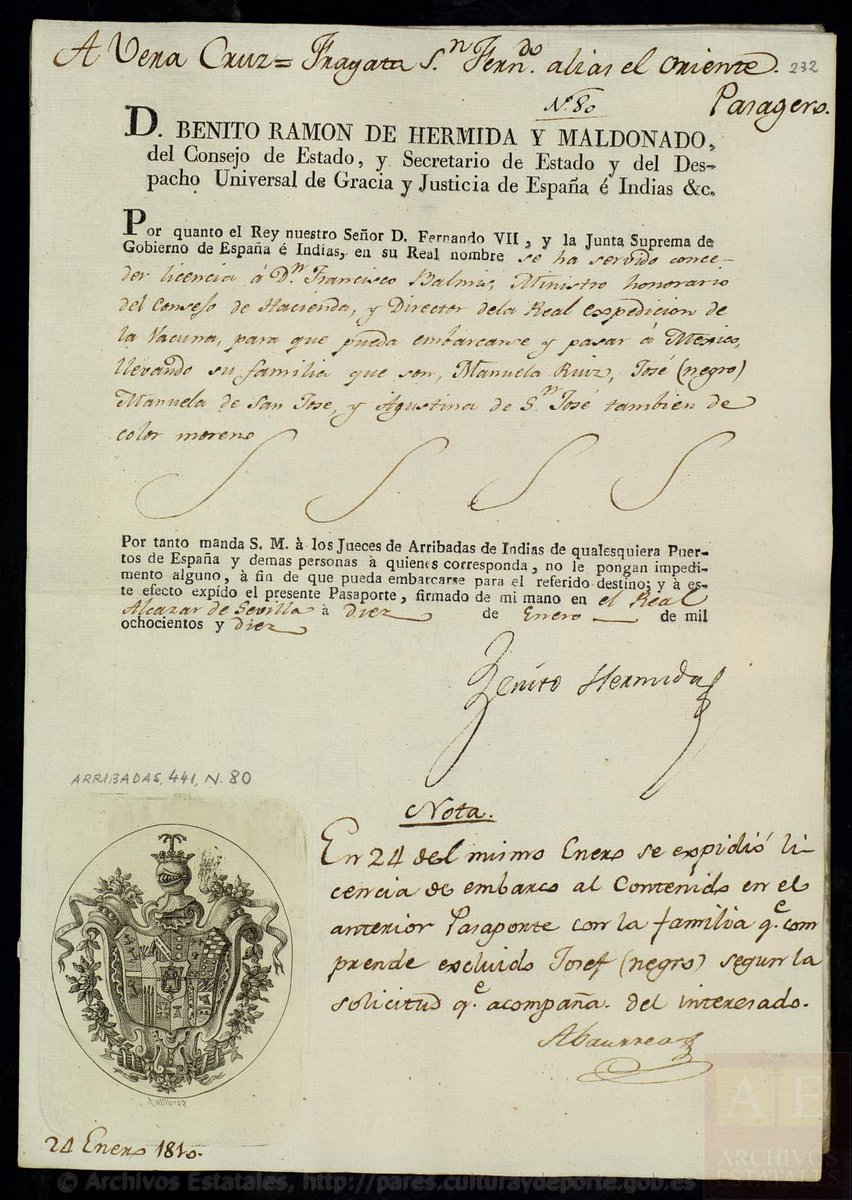 Ministerio De Cultura Y Deporte En 1803 Javier Balmis Encabezo La Primera Campana De Vacunacion Internacional Con La Real Expedicion Filantropica De La Vacuna Nuestros Archivosest Cuentan Con La