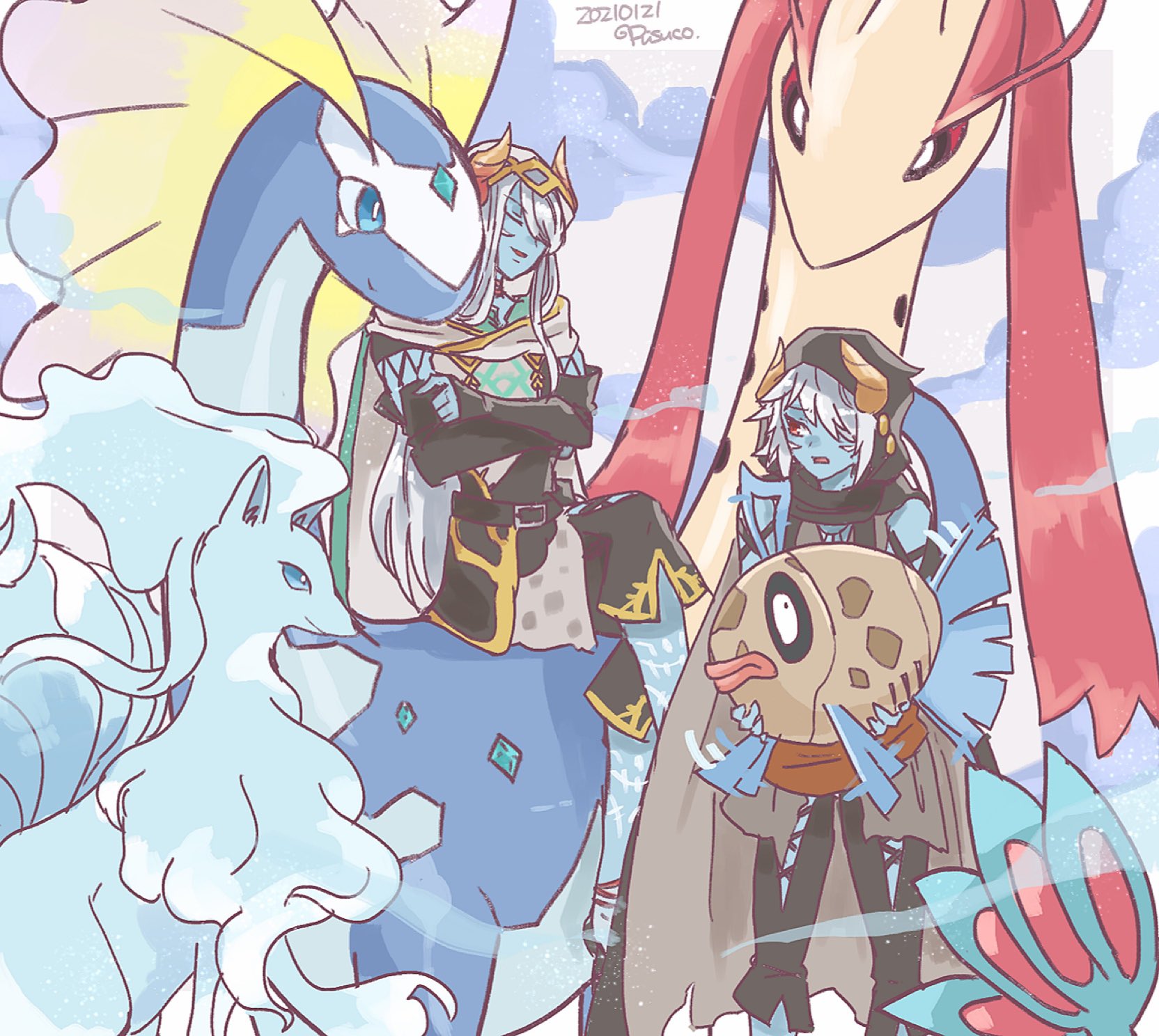 ゼくんはアマルルガとミロカロスが似合いすぎる 鎌くんはヒンバスが本当にミロカロス になると思ってない 絶対に信用してない 小一時間育成論を説かれてるんだろうなぁ T Co Dvhtbnuwdn Twitter