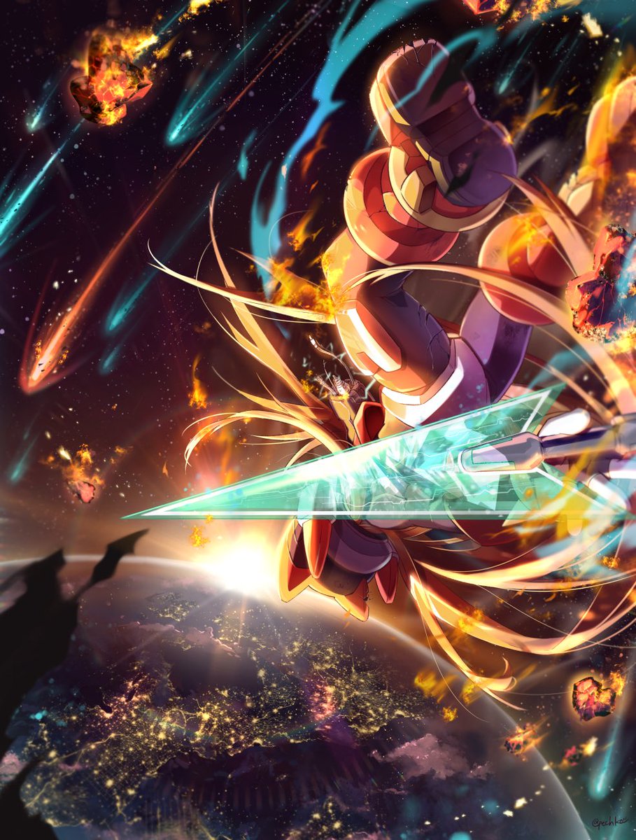 Pe_chkaa's tweet photo. Ragnarok Record -Final battle- Ragnarok #MegaManZero https://t.co/9pmzFTGj94