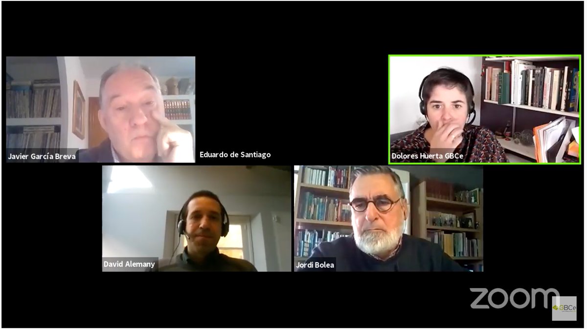 GBCEs's tweet photo. La sesión sobre #descarbonización va llegando a su fin. Estamos en la mesa redonda con @jordi_bolea @LohucaHuerta @jgarciabreva @FRenovables Eduardo De Santiago @mitmagob y David Alemany, #Deerns. Si tienes alguna pregunta, atento, en breve abrimos el turno. 👉🏻❓ https://t.co/gJ4bj1YFgE