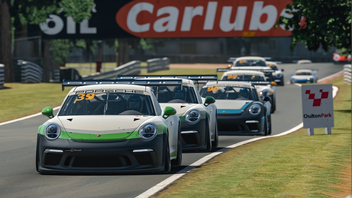 #Porsche #EsportsCarreraCupGB visits a virtual @DoningtonParkUK Grand Prix circuit this Sunday for Rounds Five and Six of the championship. @redbullracing's @G2Sebi currently leads the championship following a masterful performance at Oulton Park last weekend 🏁