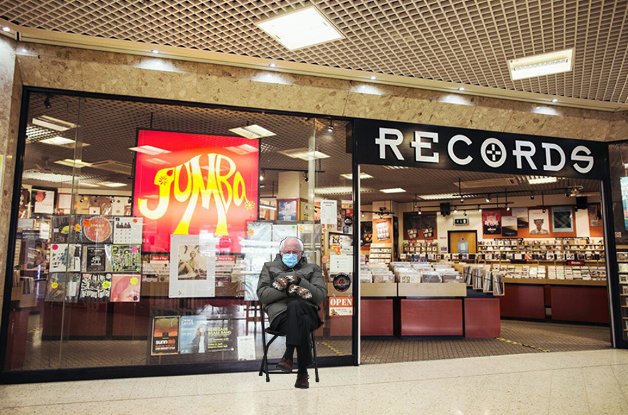 Bless his heart, Bernie Sanders is already wrapped up and in line for <a href="/recordstoreday/">Record Store Day</a> <a href="/RSDUK/">Record Store Day UK</a> 2021.

No-one's told him it's not until June.

#BernieSanders