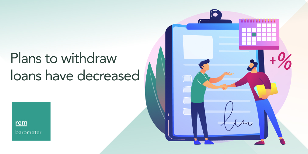RemBarometer's tweet photo. Due to the central bank's decision to increase interest rates, tradespeople's plans to withdraw loans in the next three months have decreased by 30%. 
#rempeople #RemBarometer #economy #index #loan #interest https://t.co/3Yx82qDaI4