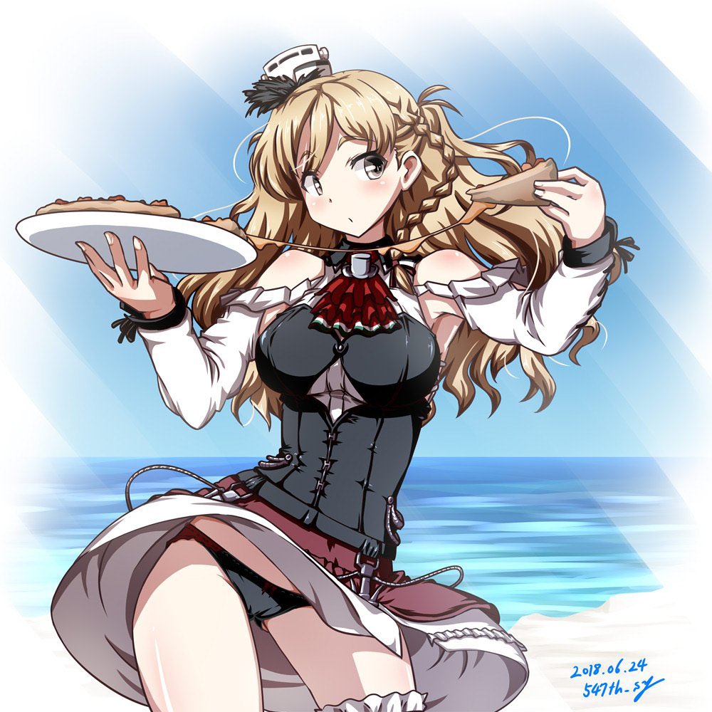 阿賀野(艦これ) 「過去絵の再掲で阿賀野姉とザラ姉様を描いた気に(以下略 」|547th_syのイラスト