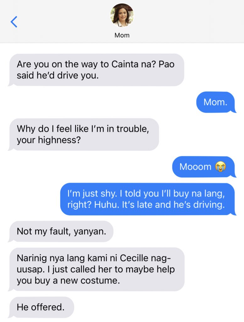 — forty five.five — • ian and mom convo •