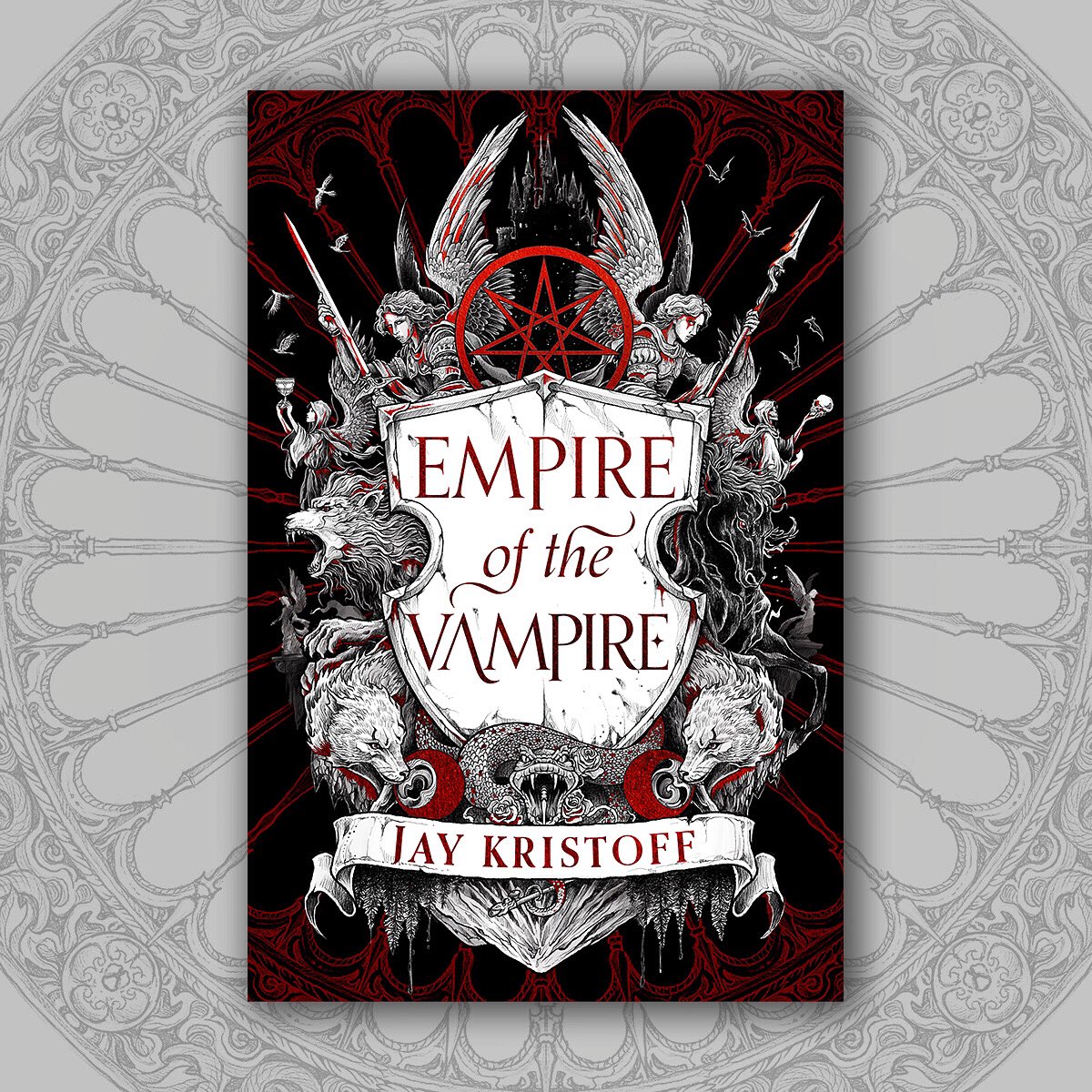 TakeMeToVelaris's tweet photo. The EMPIRE OF THE VAMPIRE cover is live, and I have died from the awesome. Avenge my death and win an arc from @misterkristoff here:
https://t.co/TZ4kf3Sg82
#eotv https://t.co/2sjQPpnCQK