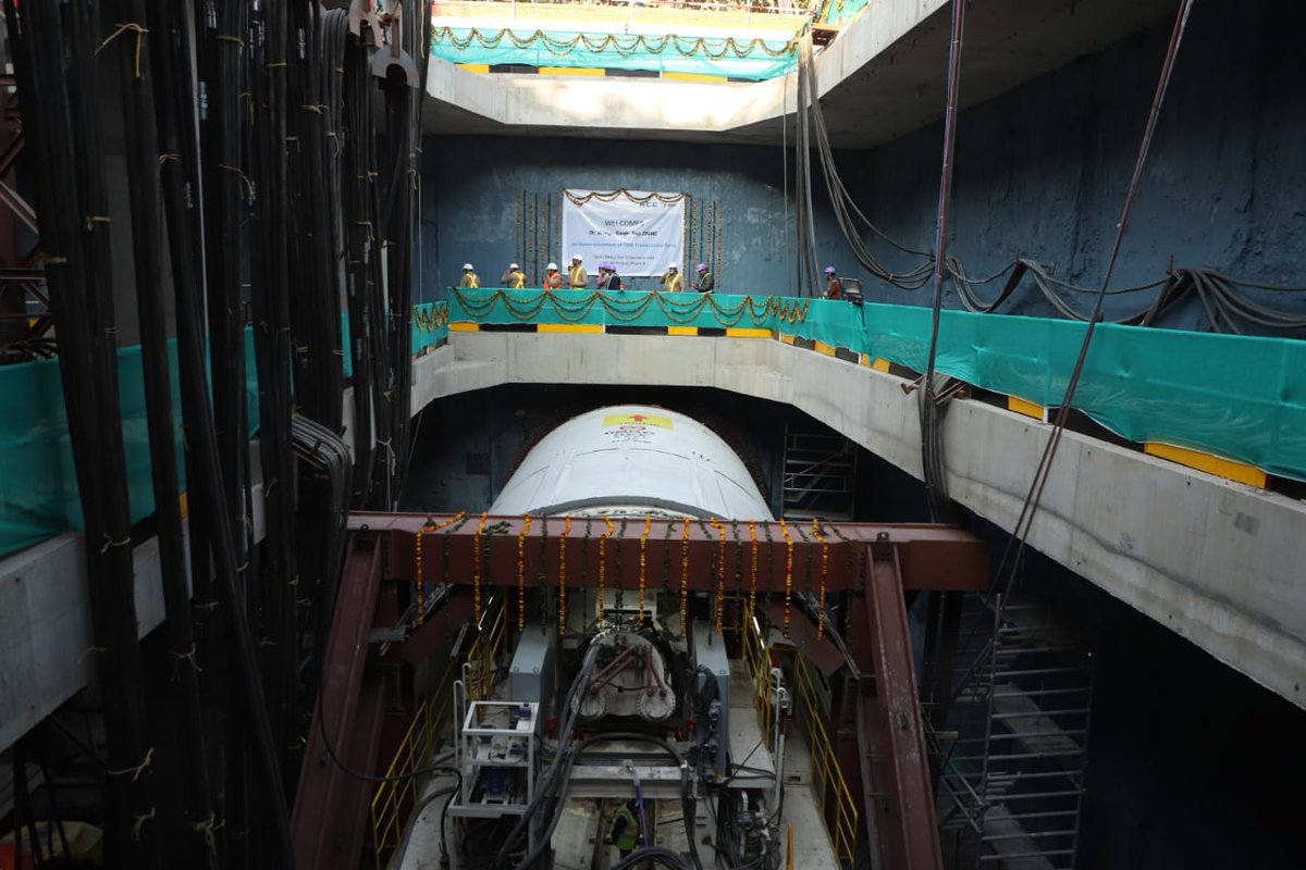OfficialDMRC's tweet photo. As part of the Phase 4 work approved so far, about 27 kilometres of underground lines will be constructed. The Janakpuri West – RK Ashram Marg corridor will have underground sections of 7.74 kilometres in total. #OntoTheFourth https://t.co/yTt2NOoOvv