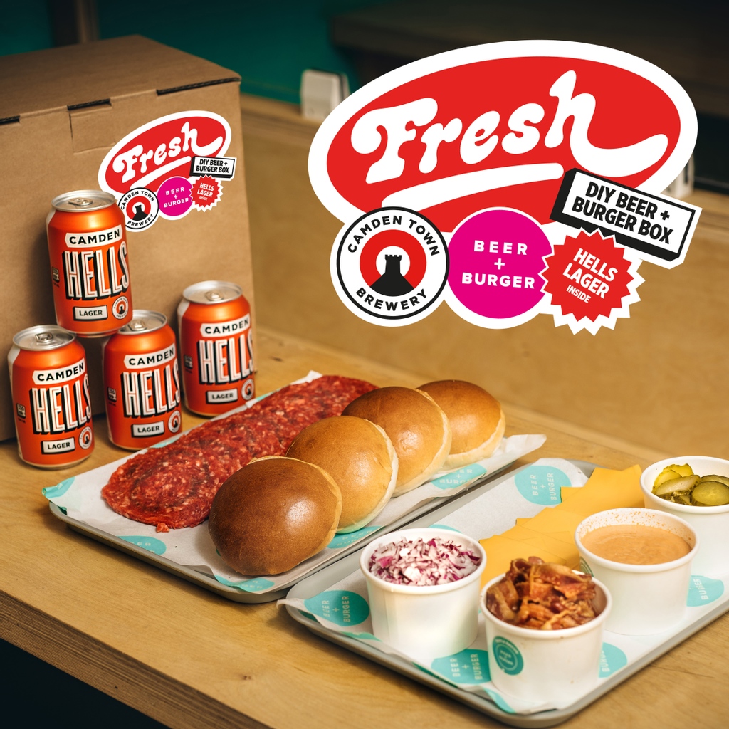 CamdenBrewery's tweet photo. IT'S HERE - Our @BeerBurgerStore Collab! 🍻🍔

Order this ultimate Bacon Cheeseburger DIY kit to your door, with FRESH Hells Lager inside - delivered nationwide!

https://t.co/yfjXArc7Gd https://t.co/E22DYr3SU3