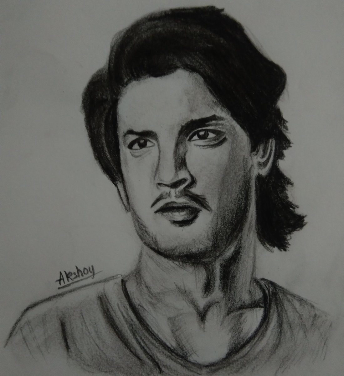 akshaysharma161's tweet photo. A tribute to SSR
   Sushant Forever
Sushant Singh Rajput @itsSSR 
Happy birthday SSR
#SushantDay https://t.co/UFLCrKd6aM