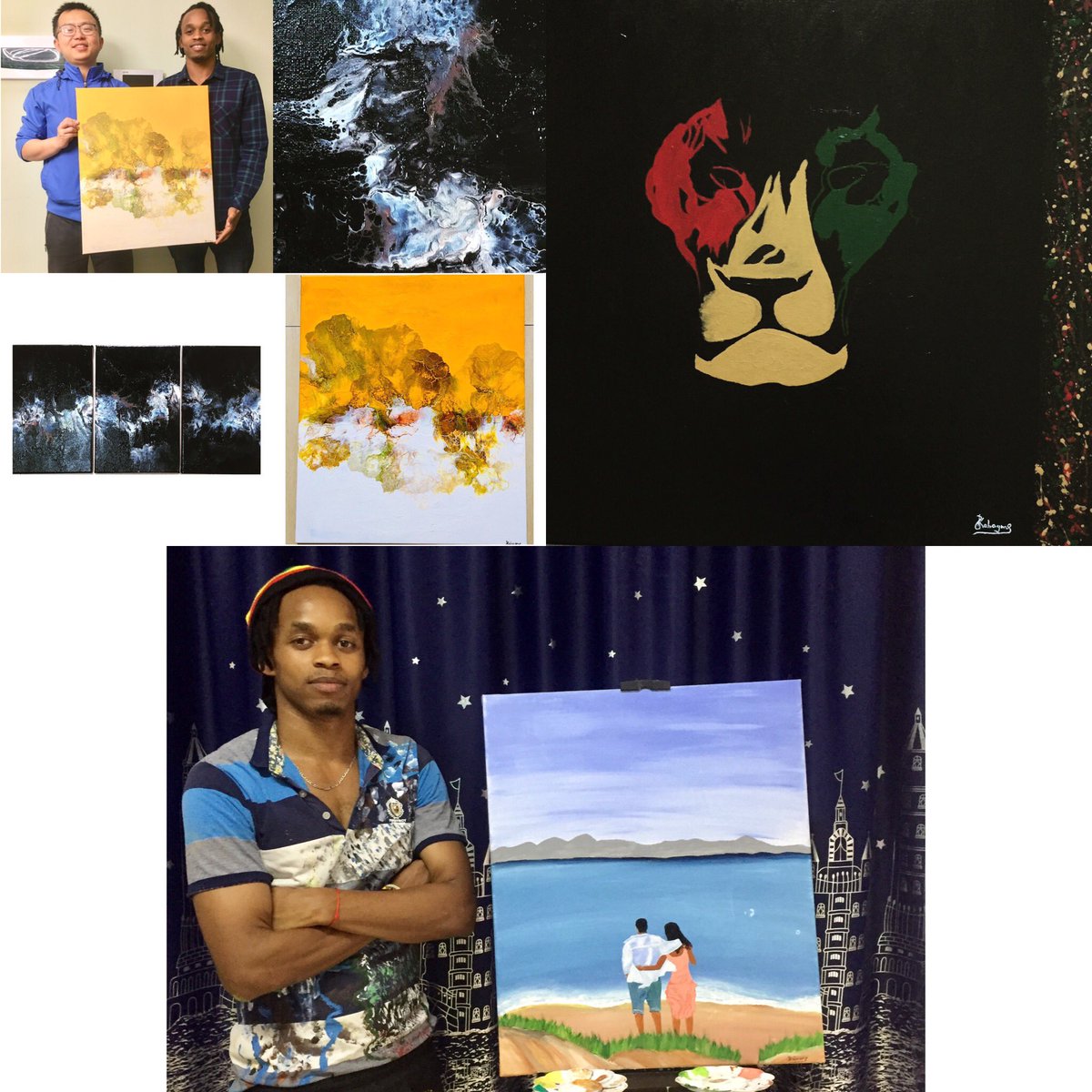 kabagemabenja's tweet photo. So far So good... all painting artwork I have painted in 2020😇😃 ‘nd give thanks to everyone who appreciate my paintings❤️

#art #painting #acrylic #art #Artist #acrylicpainting #artistsontwitter #drawing #paintings #paint #acryliccanvas #canvas #canvasart #painter https://t.co/V5ymiPWYFq