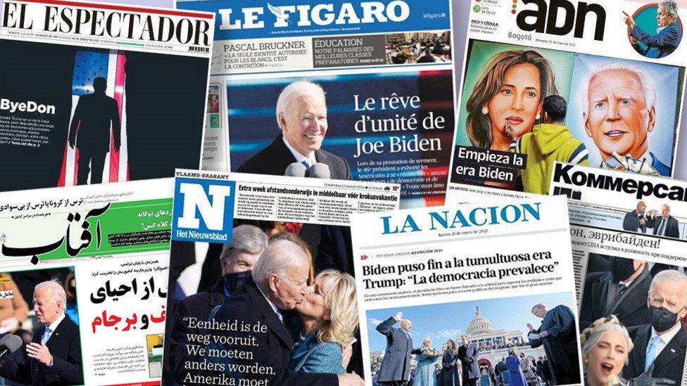 THREAD: World media takes on  #Inauguration2021  