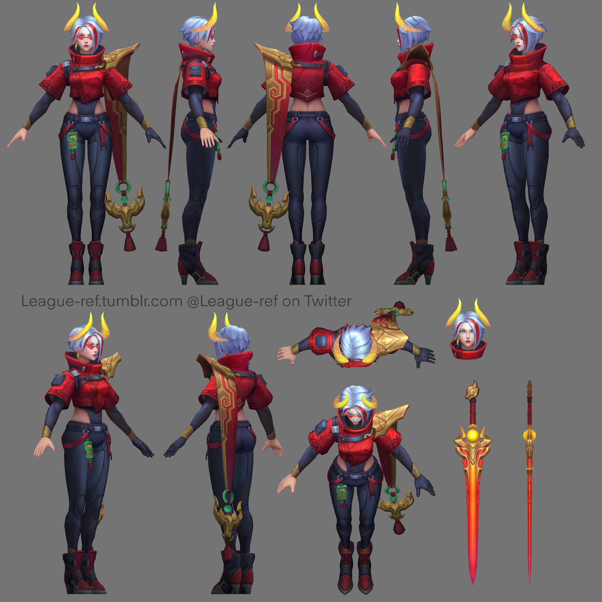 Leagueref on Twitter "Lunar Beast turnarounds [PBE 11.3] 2/2 Lunar