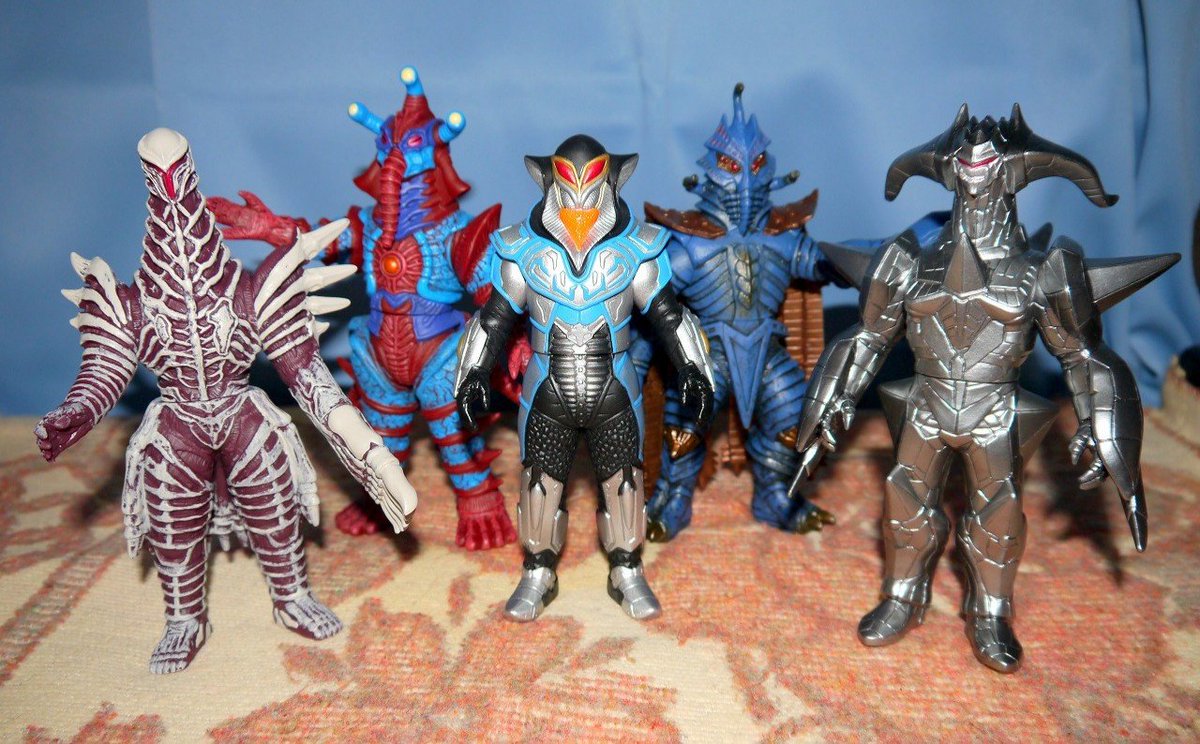 あなたのソフビ紹介 ウルトラゼロファイトのダークネスファイブと