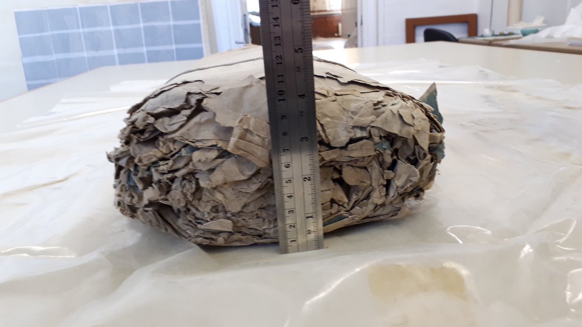 Or these lovely compacted rolls of hundreds of architectural plans, the gift that kept on giving!