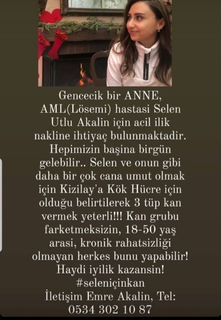 selen için ve bir çok ihtiyaç sahibi için sadece 3 dakikada 3 tüp kan vererek kök hücre bağışçısı olabilirsiniz. #selenicinkan #seleniçinkan