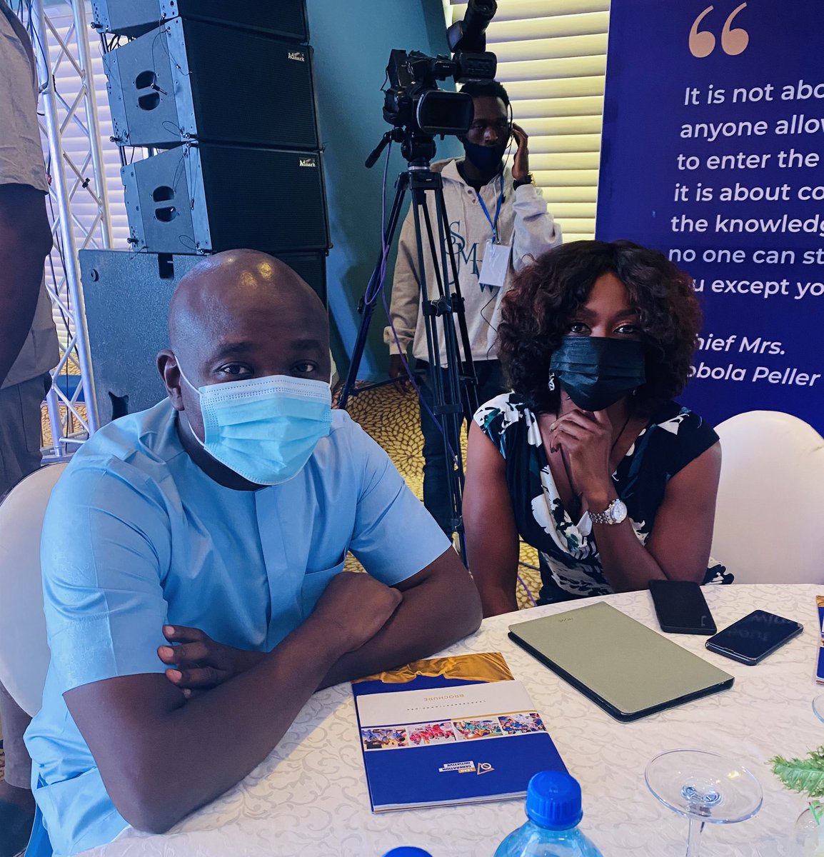 Omojuwa's tweet photo. Otunba @AkinAlabi and @HenshawKate | Hosted by @ShinaPeller #LGIUunveiling #TheLeadGeneration https://t.co/X8QAwoM1LP