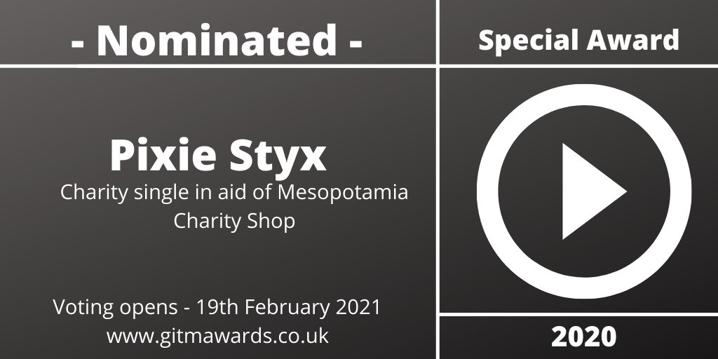 Congratulations Pixie Styx - nominated for our Special Award

#GITMAwards