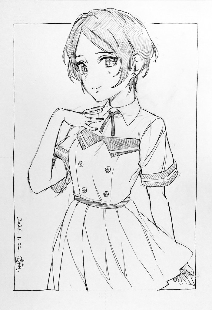 一日一奏!奏チャ!「ステージ衣装」です。

イベントの衣装!!!!
なんか制服モチーフの衣装って正統派アイドルグループっぽい感じでいいですね。
硝子坂346みたいな(???)

明日早いのでこんな時間だけどモノクロで 