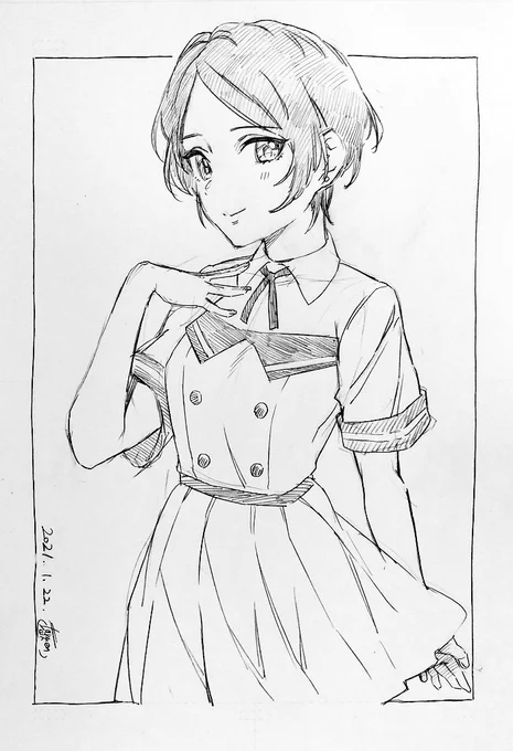 一日一奏!奏チャ!「ステージ衣装」です。

イベントの衣装!!!!
なんか制服モチーフの衣装って正統派アイドルグループっぽい感じでいいですね。
硝子坂346みたいな(???)

明日早いのでこんな時間だけどモノクロで 