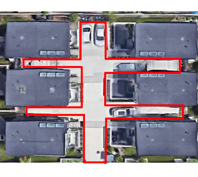 What do developers do with all of this land they're not allowed to build housing on? They build parking! In fact, they're REQUIRED to build at least 1 space per unit! Parking minimums ensure that what could be trees or yard space instead is asphalt or concrete. (4/)