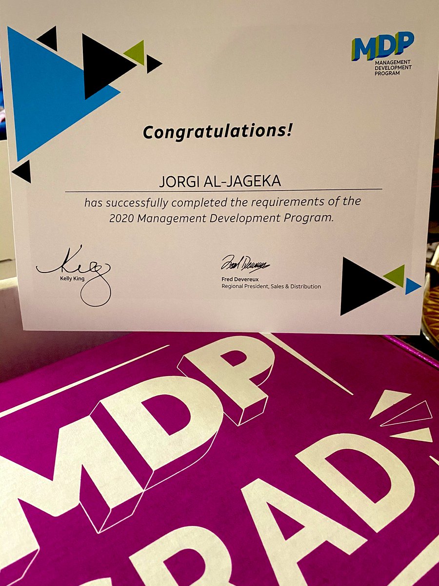 jorgijj24's tweet photo. Thank you to the MDP team for an awesome program & all the cool gift boxes! 🎁 Had a great time networking & starting new relationships! #MDPLife2020 https://t.co/LFyn5G8Kw5