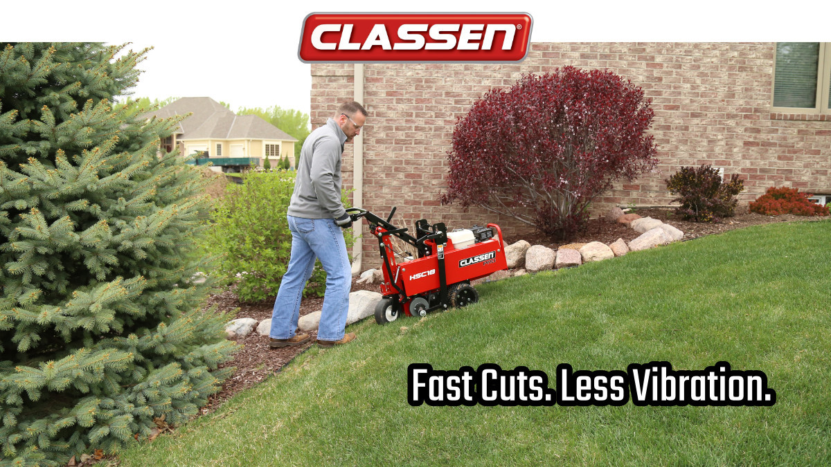 Cut sod on hills easily with the Classen PRO Hydro-Drive Sod Cutter. Smooth cuts. Less vibration. Get a demo. #rentClassen #classenturfcare #classensodcutters classenturfcare.com/product/sod-cu…