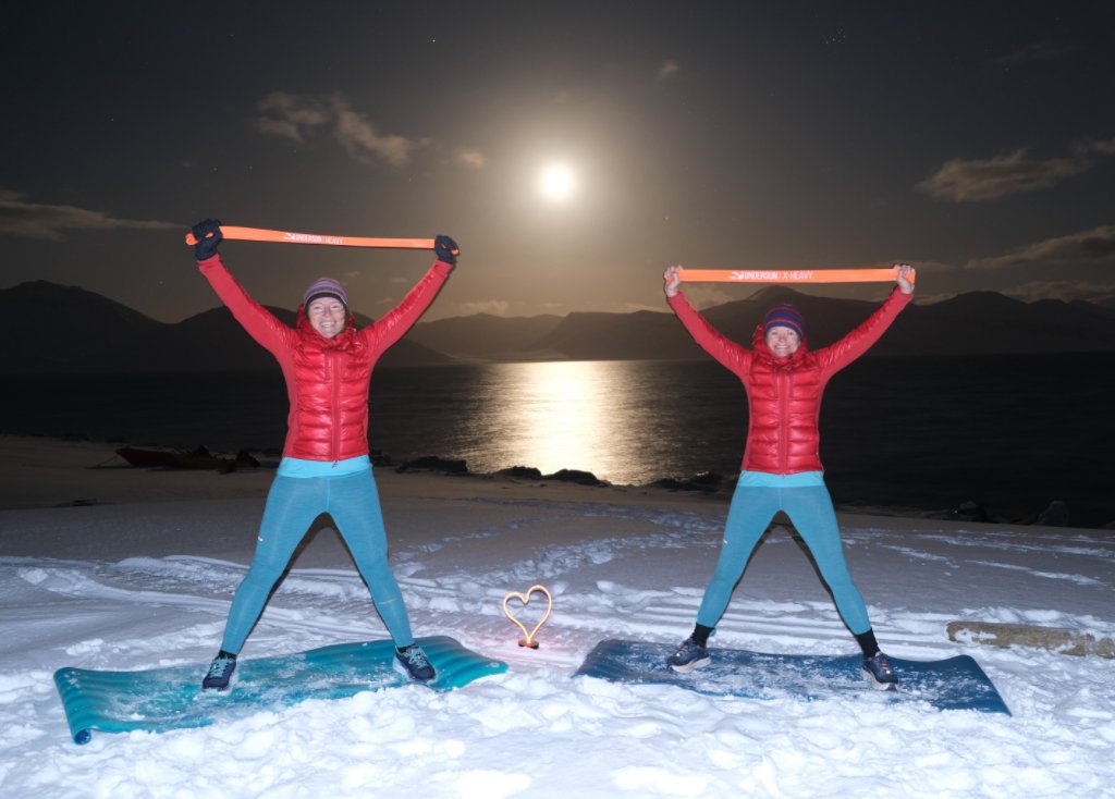 WINGSWoD's tweet photo. Flag Carrier Sunniva Sorby and Hilde Fålun Strøm's @heartsintheice January theme is mental and physical health. Check out their Mental and Physical Health Story Map at https://t.co/wOCLx34dQL

Read their Arctic life and polar passion blog at https://t.co/t3hiJCJ1DP. https://t.co/8z20cOAP8P