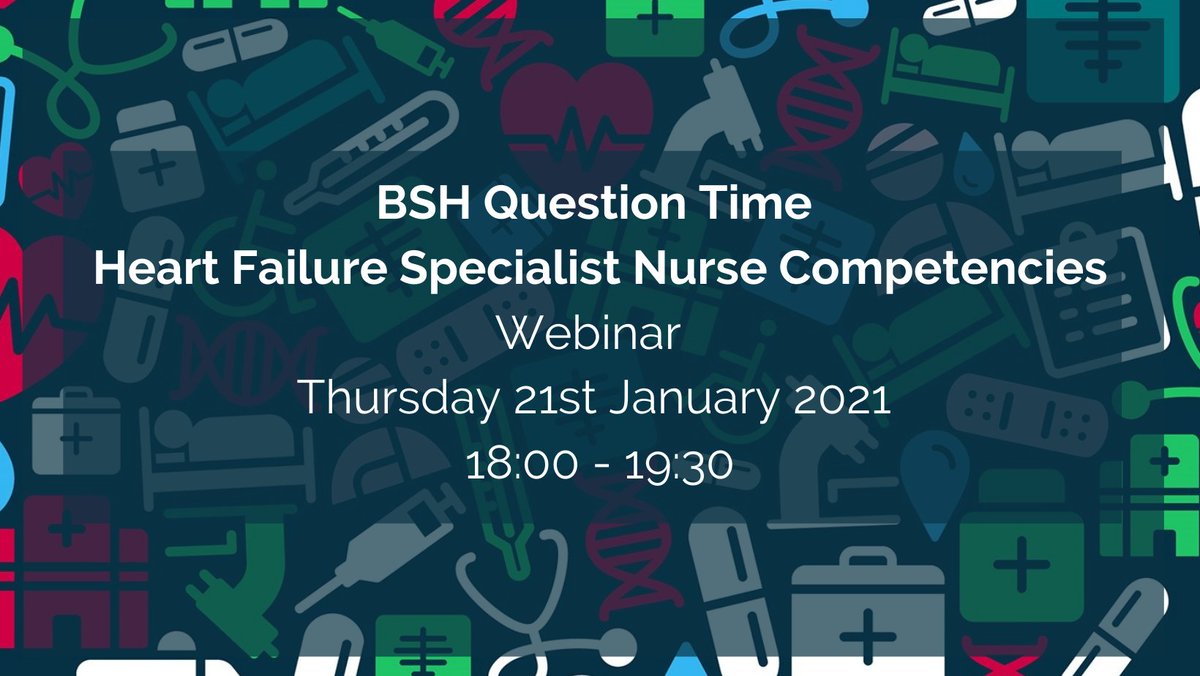 BSHeartFailure's tweet photo. The BSH Nurse Forum launches the first national 'Heart Failure Nurse Specialist' Competency Framework - https://t.co/1iLByTrzuA Register for the webinar, Thursday 21/01/2021 at 18:00 - https://t.co/whUkQxb8tK @theRCN  @bshnurseforum @NHSEngland https://t.co/hTBKIvXGUl