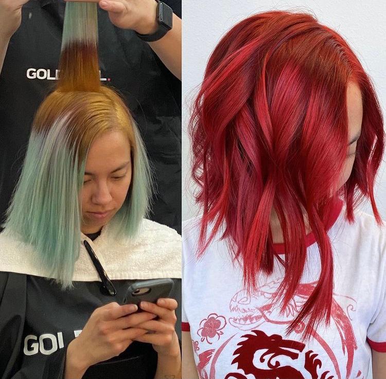 Hykler Investere Beundringsværdig CosmoProf Beauty on Twitter: "We're RED-y for jaw-dropping transformations!  @hairbyfranco 's formula Goldwell Top Chic 6RR Max Dramatic Red, Goldwell  Pure Pigments Red and Goldwell Elumen Play Red. SHOP Goldwell:  https://t.co/dQQVtGvbPV We're