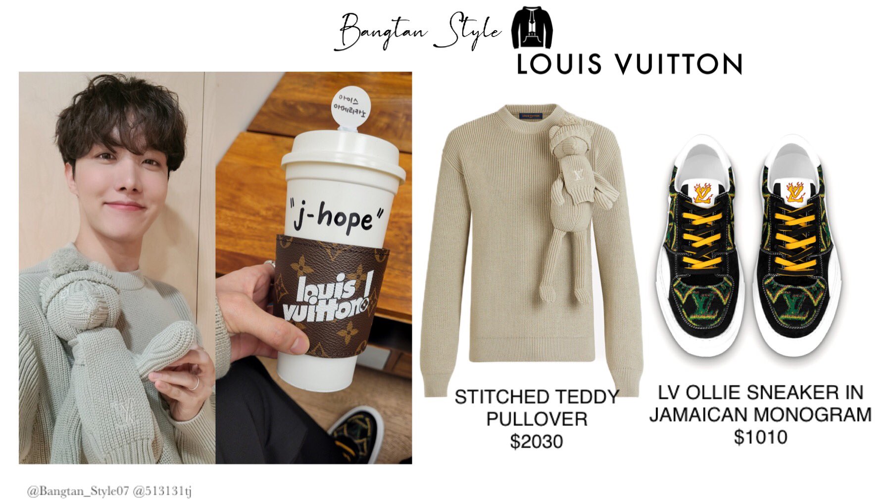 J-hope's Louis Vuitton sweater and - BTS ARMY Bulacan