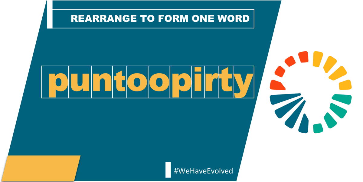 YotaRising's tweet photo. #BrainTeasing: Rearrange the letters to form ONE word.
Comment your answer.
#WeHaveEvolved https://t.co/lIgiIOMaT9