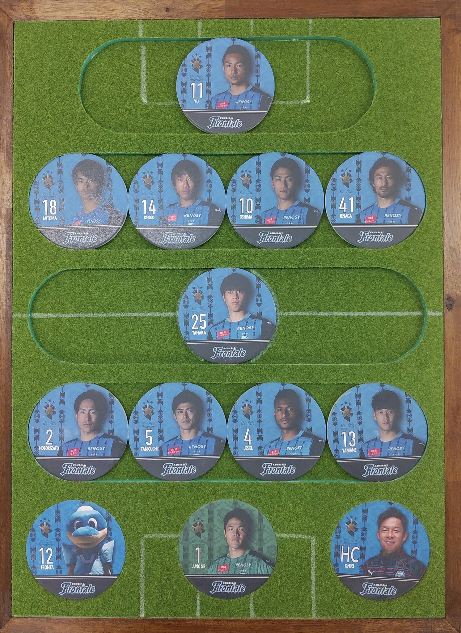 川崎フロンターレ優勝か記念　珪藻土コースターセット 川崎フロンターレ優勝か記念 珪藻土コースターセット 9/18 新商品の