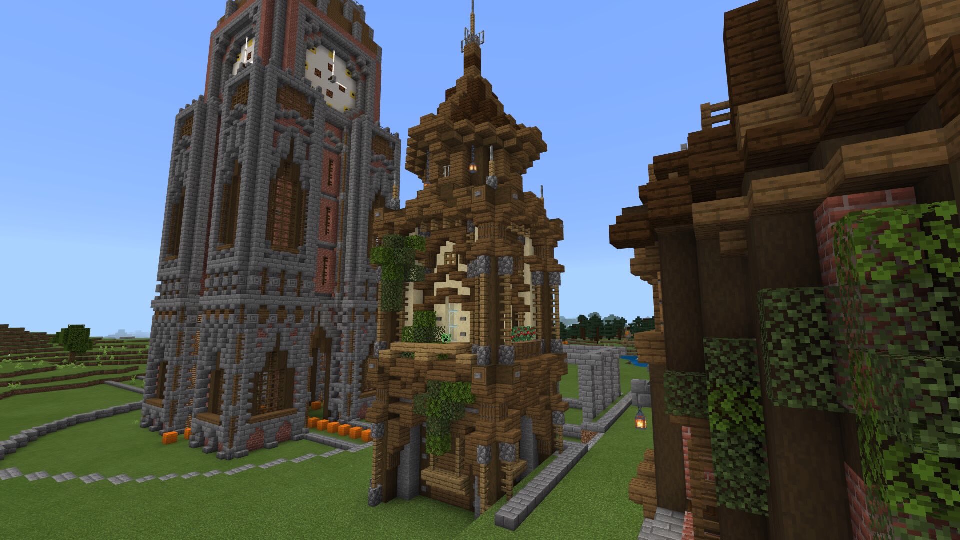 いろはせんぱい マインクラフト Minecraft 小さい塔建ててみました T Co X4rieyvbvg Twitter