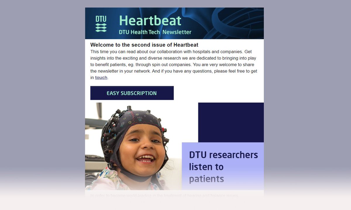Dtu Health Tech Check Out Our Newsletter Heartbeat 2nd Issue Subscribe Today To Stay Updated On The Excellent Research And Innovation Activities At Dtu Healthtech T Co Qcic5ehoo9 Dtutweet Dkforsk Dksund Dkvid
