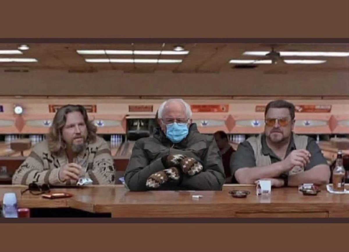 I will post this photo everywhere I can. <a href="/BernieSanders/">Bernie Sanders</a> #MittenKing *not my edit