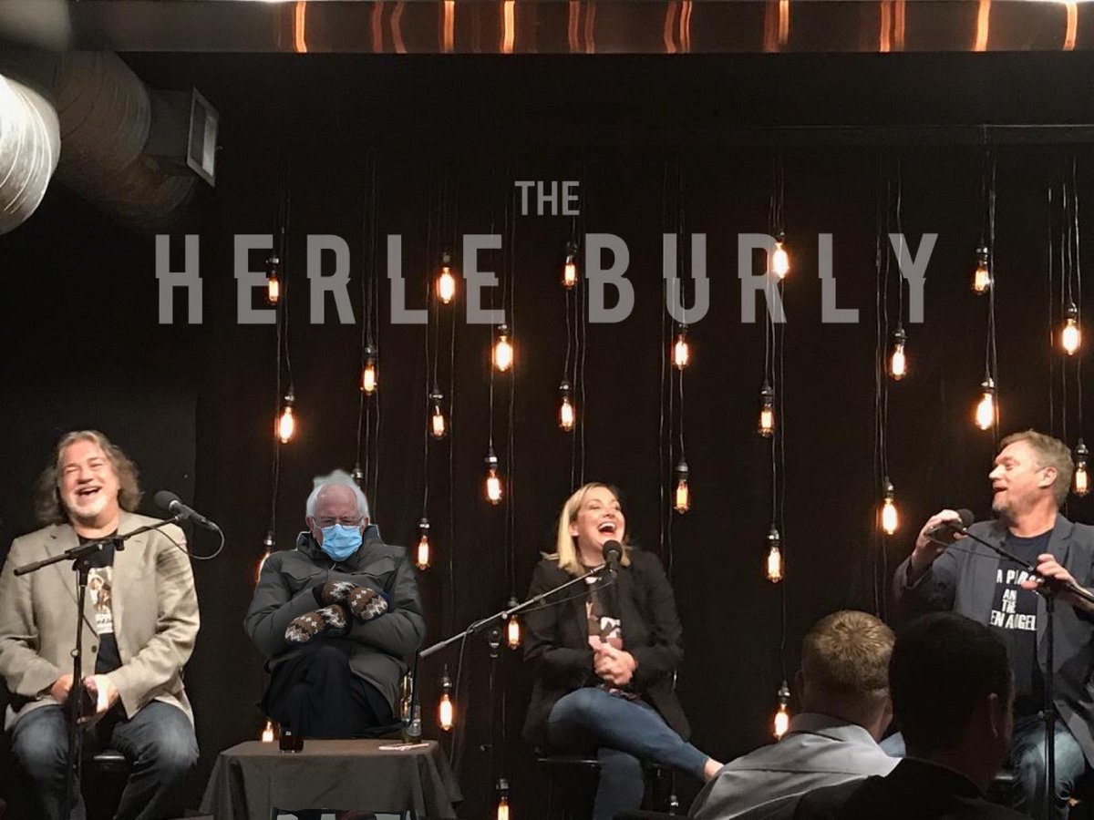 This week’s discussion on #TheHerleBurly #PoliticalPanel: #DerekSloan #TransferOfPower #KeystoneXL #HEYYOU! 

Pull up a seat with @TheHerleBurly @Jenni_Byrne @_scottreid — everyone is welcome. 

Pod 👇
airquotesmedia.com/thb/francesdon…