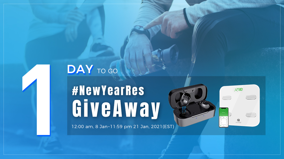 TikTechOfficial's tweet photo. 😜The winners will be announced tomorrow! Grab the last chance to win!
Join us on https://t.co/dx7wyOQuub
#NewYearRes #JanGiveAway https://t.co/4JGpHaPU6k
